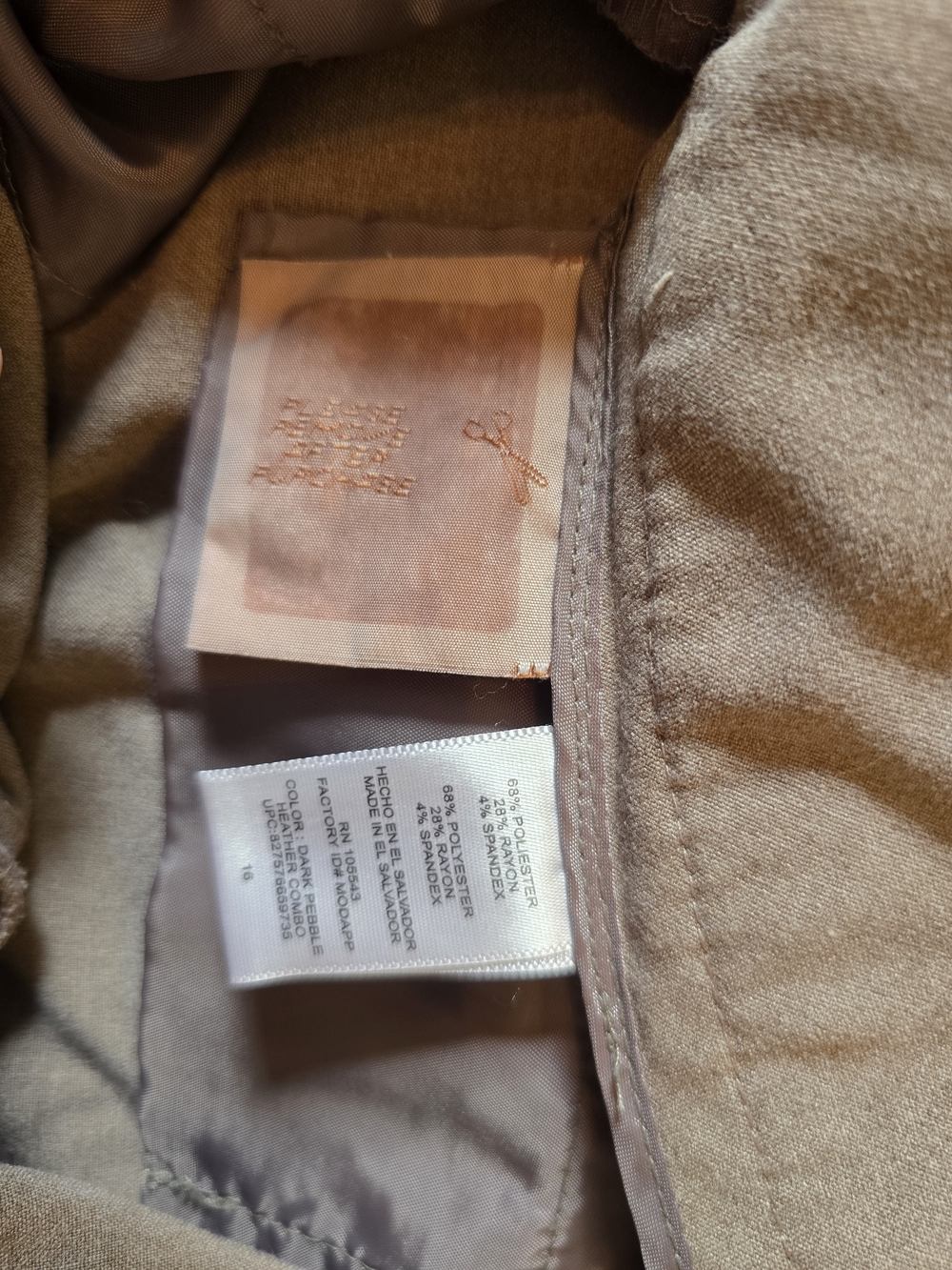 Daisy Fuentes Taupe Boot-Cut Trousers - Picture 7 of 7